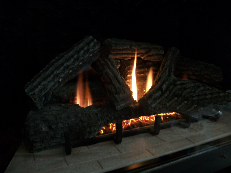 nothing like a nice fire to warm up the room